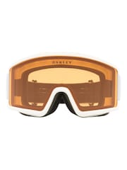 Oakley Target Line L Matte White with Persimmon Lens Ski Goggles - Image 1 of 12
