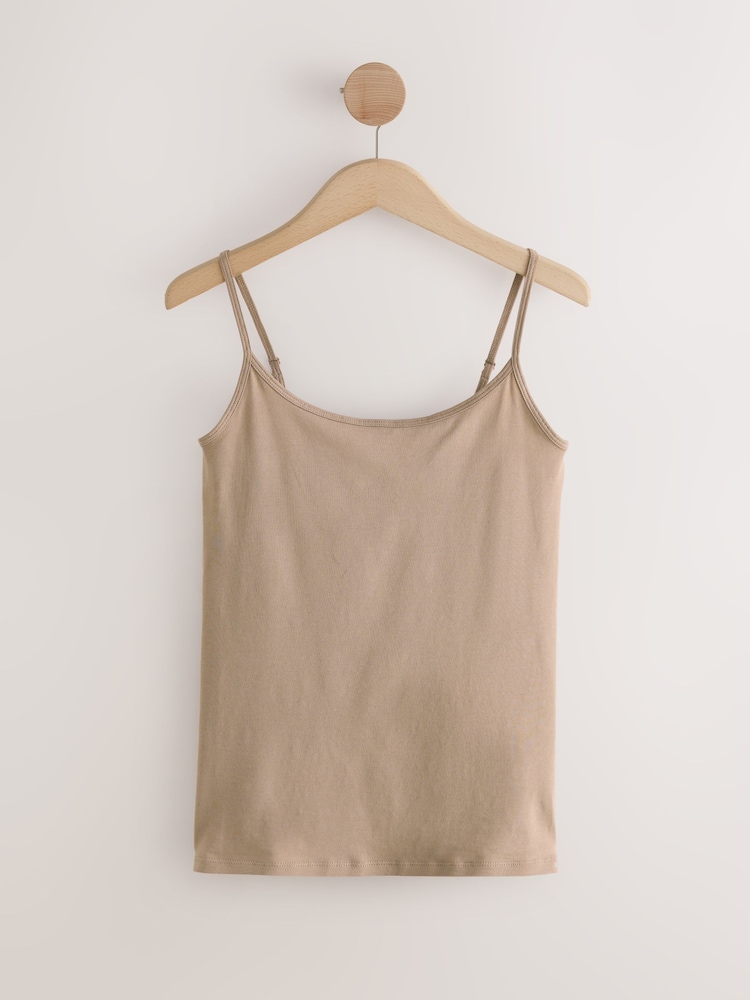 Neutralny - Zestaw 3 koszulek na cienkich ramiączkach - Obraz 9 z 9