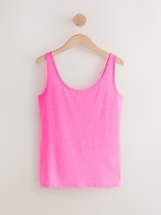 Fluro Pink Thick Strap Vest - Image 1 of 3