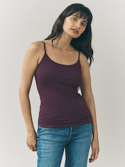 بني - Thin Strap Vests 3 Pack - صورة 2 من 11