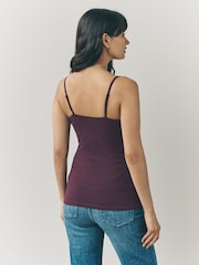 بني - Thin Strap Vests 3 Pack - صورة 5 من 11