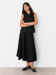 Negro - Whistles Molly Linen Waistcoat - Imagen 5 de 6