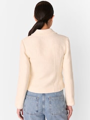 Whistles White Lucie Boucle Jacket - Image 2 of 5