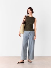 Whistles Ruched Back Sleeveless Top - Imagen 3 de 5