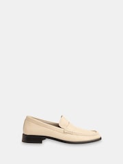 Whistles White Mora Square Toe Loafers - Image 1 of 4