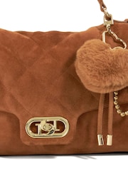 Dune London Brown Regency Large Premium Shoulder Bag - Image 4 of 6