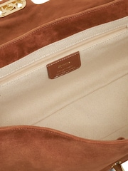 Dune London Brown Regency Large Premium Shoulder Bag - Image 5 of 6