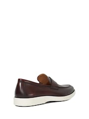 Dune London Brown Barnstaple Casual Rubber Sole Loafers - Image 2 of 5