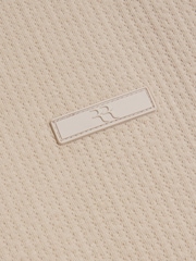 River Island Natural Slim Fit Quilted Badge T-Shirt - Image 6 of 6