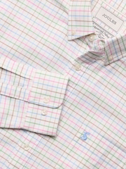 Joules Oxford White Check Long Sleeve Cotton Shirt - Image 2 of 10