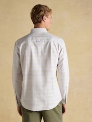Joules Oxford White Check Long Sleeve Cotton Shirt - Image 3 of 10