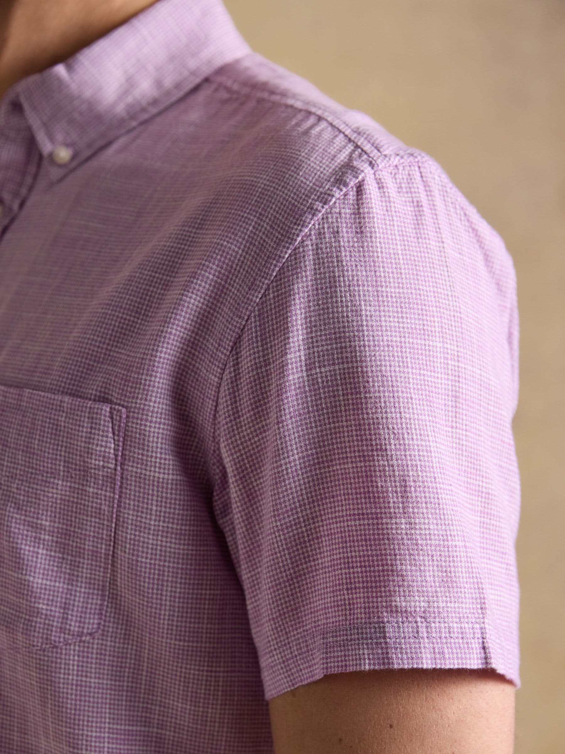 Buy Joules Purple Short Sleeve Classic Fit Shirt from Next Luxembourg