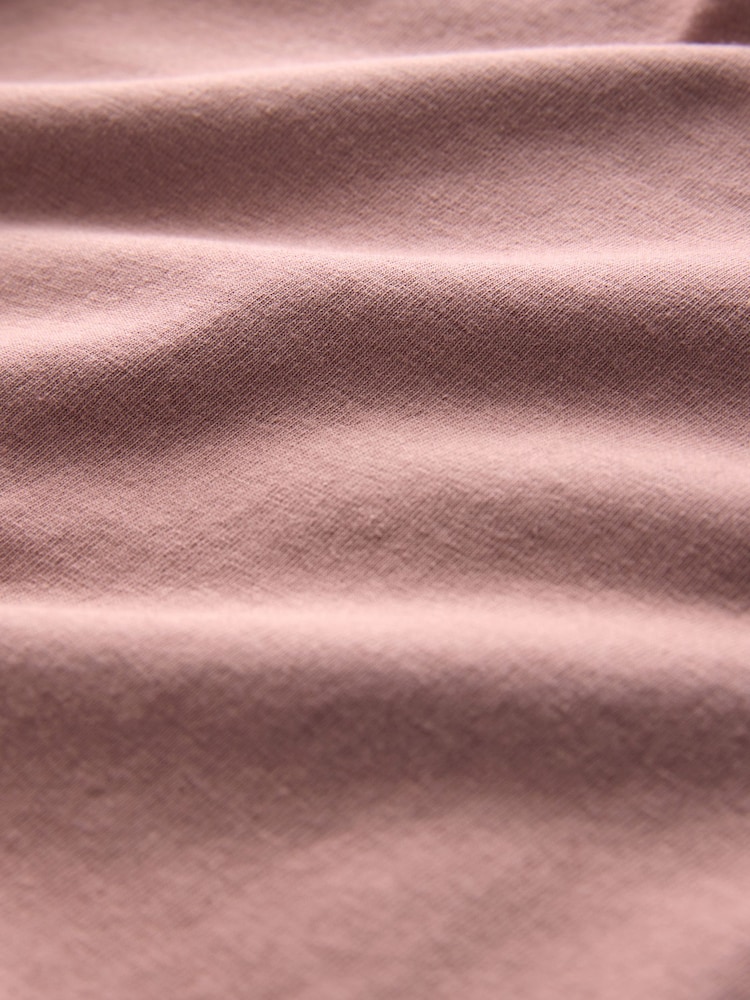 Pink Scoop Neck Long Sleeve Top - Image 7 of 7 Pink Scoop Neck Long Sleeve Top - Image 7 of 7
