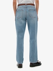 Superdry Blue Mid Rise Straight Jeans - Image 4 of 7