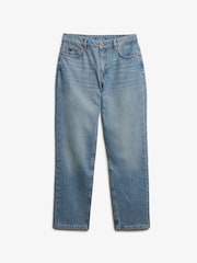 Superdry Blue Mid Rise Straight Jeans - Image 6 of 7