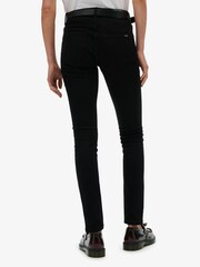 Superdry Black Mid Rise Skinny Jeans - Image 3 of 6