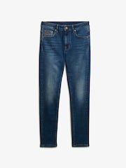 Superdry Blue Mid Rise Skinny Jeans - Image 5 of 5