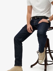 Superdry Navy Blue Vintage Slim Straight Jeans - Image 5 of 7