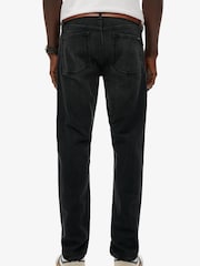 Superdry Black Vintage Slim Straight Leg Jeans - Image 1 of 6