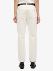 Superdry Cream Mid Rise Straight Jeans - Image 2 of 7