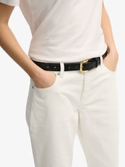 Superdry Cream Mid Rise Straight Jeans - Image 3 of 7