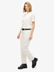 Superdry Cream Mid Rise Straight Jeans - Image 5 of 7