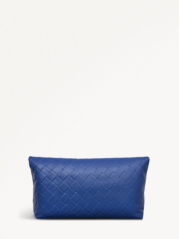 Radley Medium Blue Weaver Lane Flapover Clutch - Image 2 of 5
