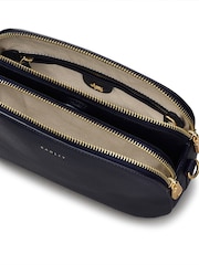 Radley Medium Blue Dukes Place Ziptop Cross-Body Bag - Image 3 of 5