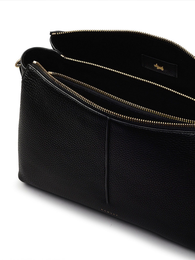 Radley Medium Hillgate Place Ziptop Black Cross-Body Bag - Image 4 of 4 Radley Medium Hillgate Place Ziptop Black Cross-Body Bag - Image 4 of 4