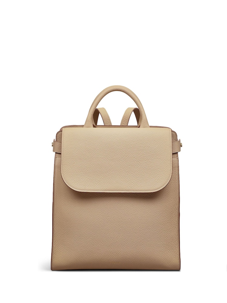 Mochila grande en nude con solapa The Rathbone de Radley - Imagen 2 de 5