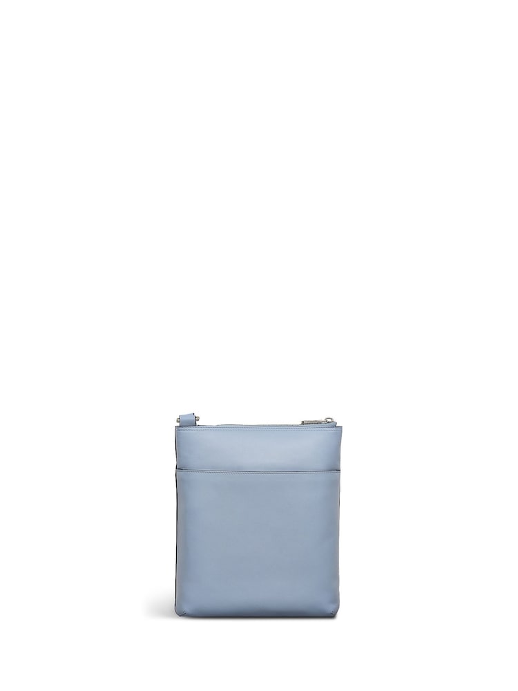 Bolsa transversal Radley média azul com bolsos e zíper - Imagem 2 de 5