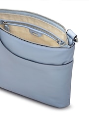 Bolsa transversal Radley média azul com bolsos e zíper - Imagem 3 de 5