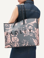 Radley Medium Southwell Gardens Floral Print Open Top Grab Grey Bag - Imagen 5 de 5