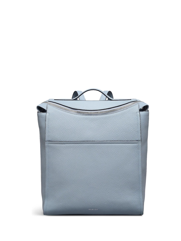 Radley Medium Blue Oak Street Ziptop Backpack - Imagen 1 de 5