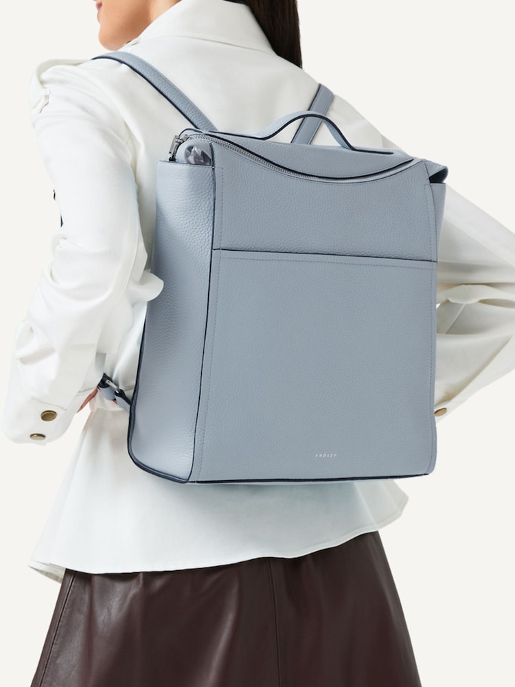 Radley Medium Blue Oak Street Ziptop Backpack - Imagen 5 de 5