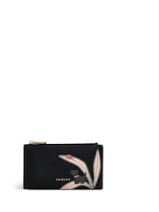 Radley Medium The Tales Of Spring Ziptop Black Purse - Image 1 of 4