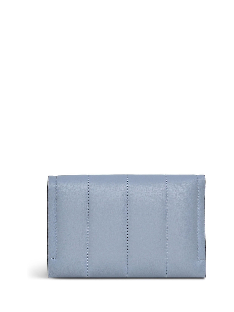 Radley Medium Blue Oak Street Quilt Flapover Purse - Image 2 of 4