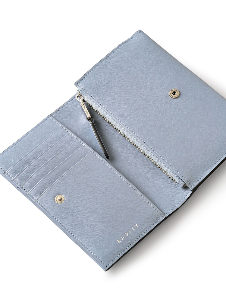 Radley Medium Blue Oak Street Quilt Flapover Purse - Image 4 of 4