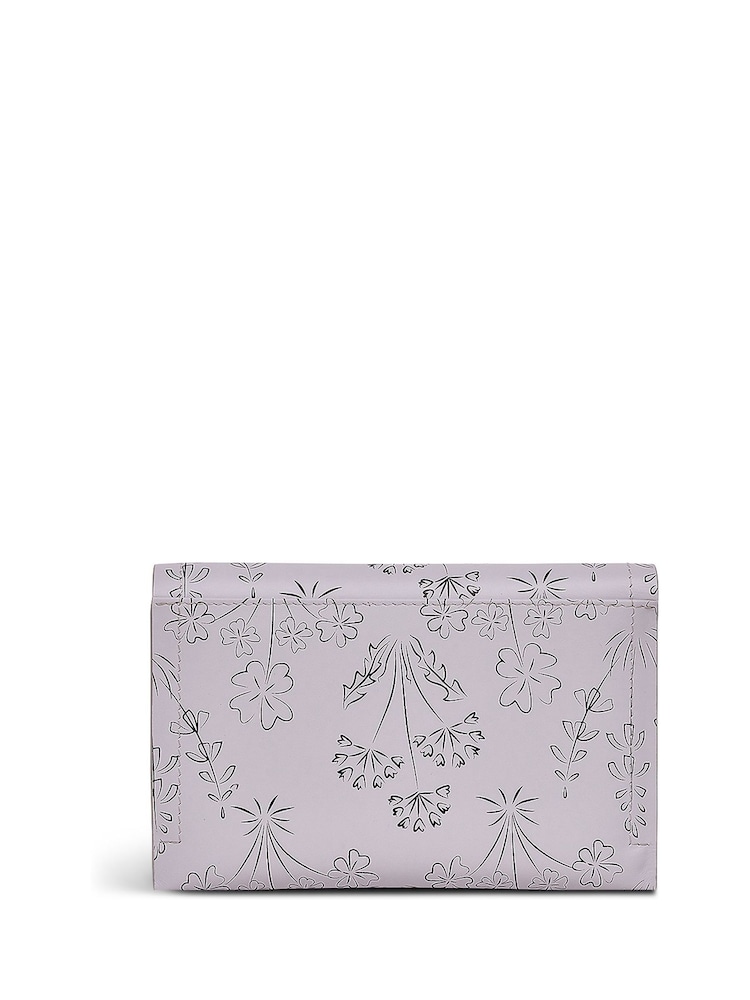 Radley Medium Purple Wild Flower Print Flapover Purse - Image 2 of 3