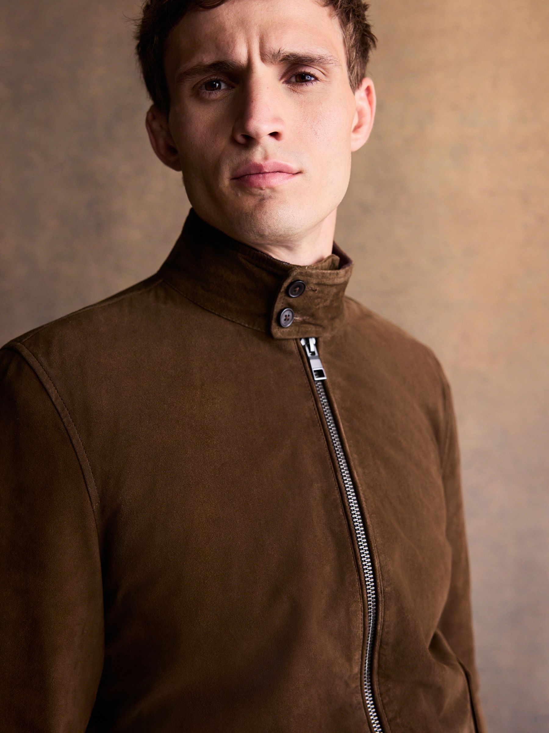 Buy Brown Harrington Jacket from Next USA