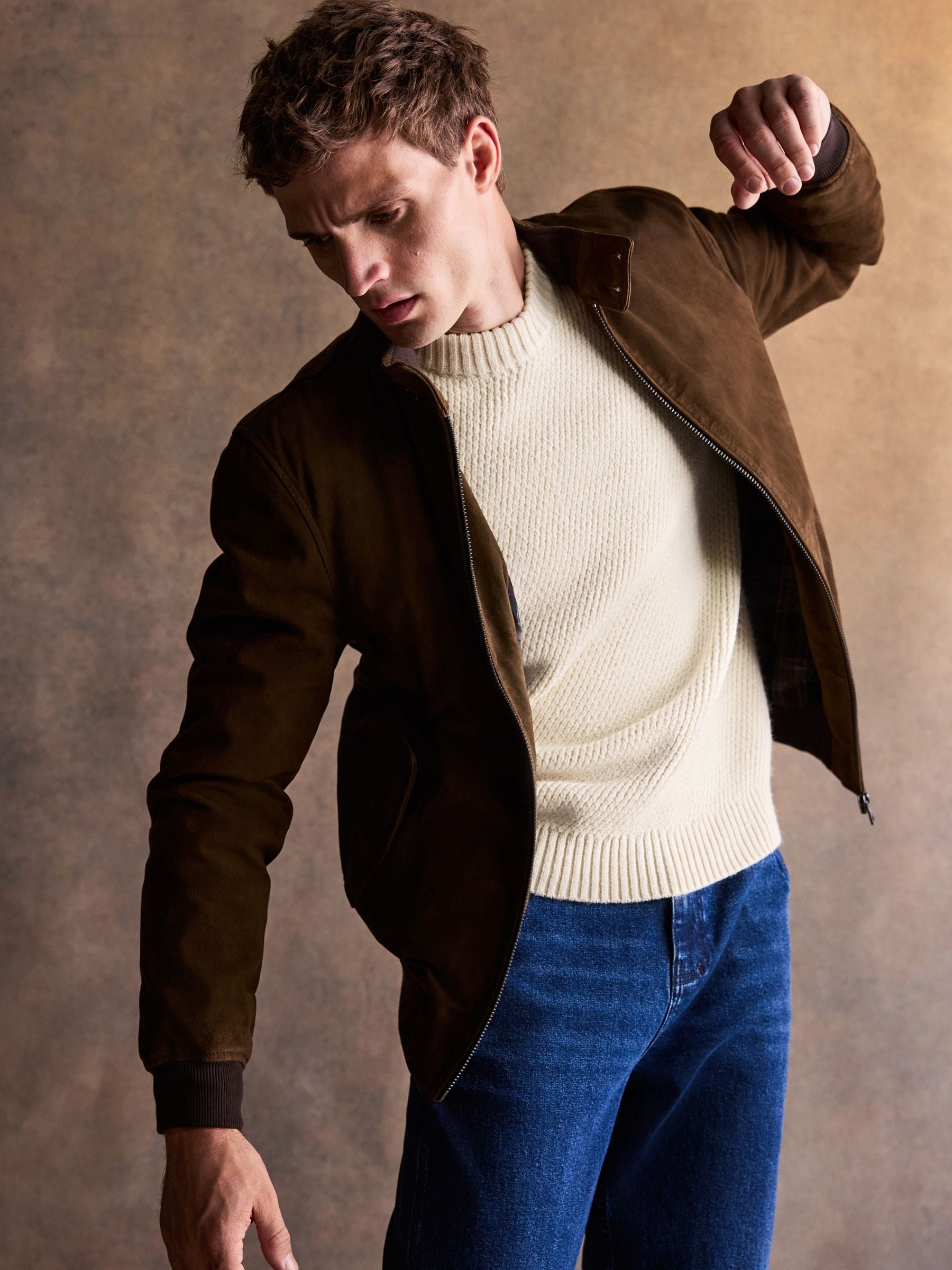 SUNDAY BEST HARRINGTON JACKET BROWN サイズXL Buy Brown Harrington Jacket from Next USA