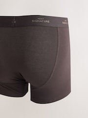 Purple/Green/Blue 4 pack Signature A-Fronts Boxers - Image 10 of 12