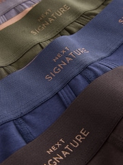 Purple/Green/Blue 4 pack Signature A-Fronts Boxers - Image 12 of 12