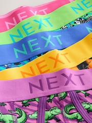 Bright Pink/Blue Animals Pattern A-Front Boxers - Image 8 of 9