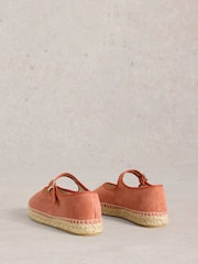 White Stuff Orange Mary Jane Espadrilles - Image 3 of 4