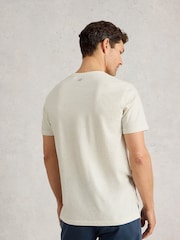 White Stuff Natural Abersoch Surfer Graphic Print T-Shirt - Image 3 of 7