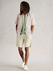 White Stuff Multi Keswick Stripe Linen Shirt - Image 1 of 6