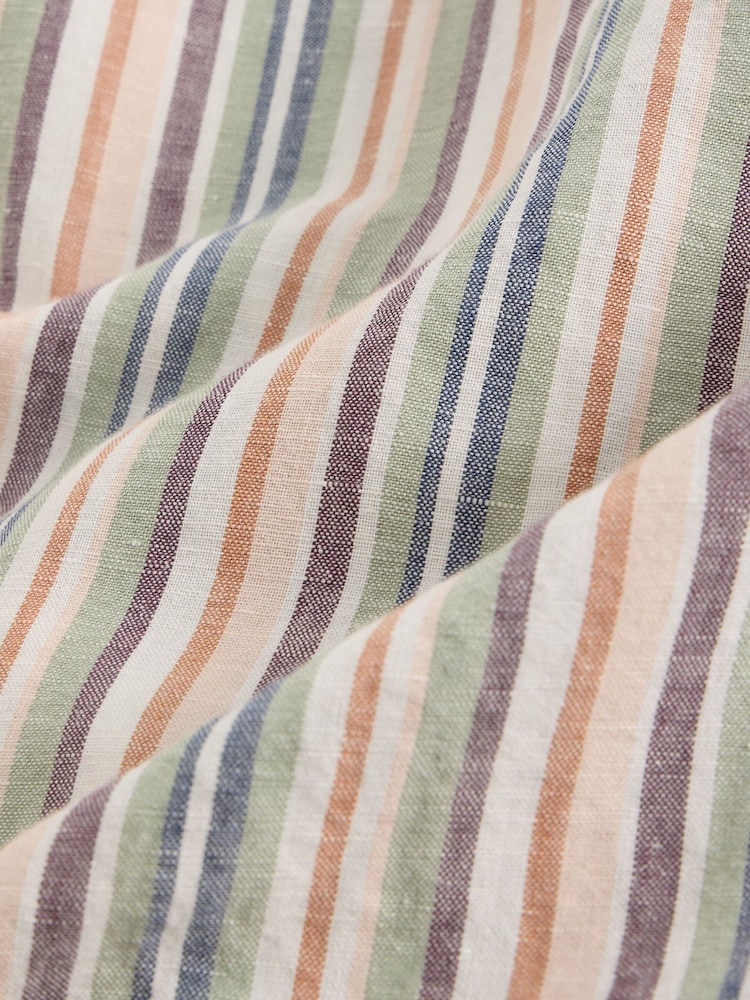 White Stuff Multi Keswick Stripe Linen Shirt - Image 6 of 6