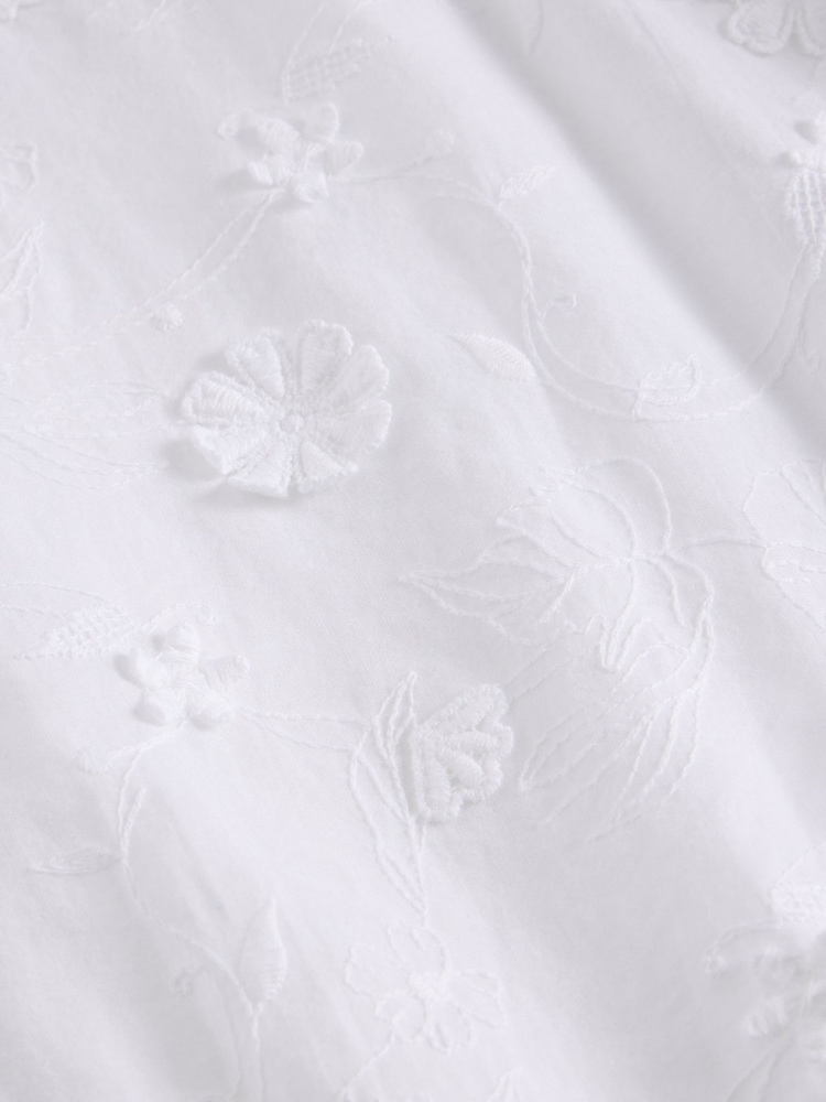 White Stuff Weaver Broderie 100% Organic Cotton Top - Imagen 6 de 6