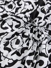 White Stuff Black Freya Channel 100% Cotton Beach Dress - Image 6 of 6